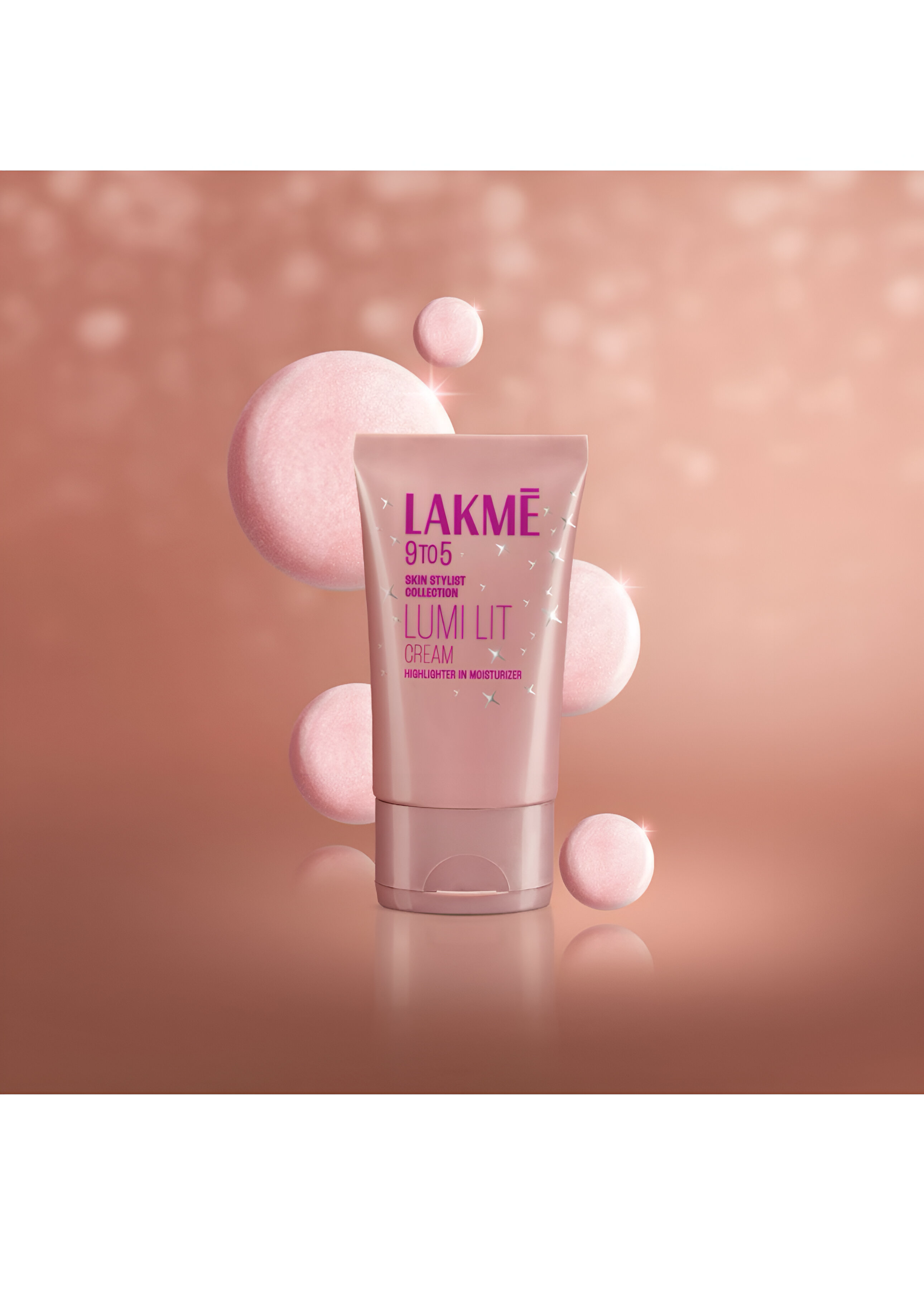 Lakme Lumi Lit Cream Moisturizer + Highlighter with Niacinamide & Hyaluronic Acid