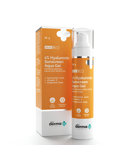 Thedermaco 1% hyaluronic acid SPF50 sunscreen