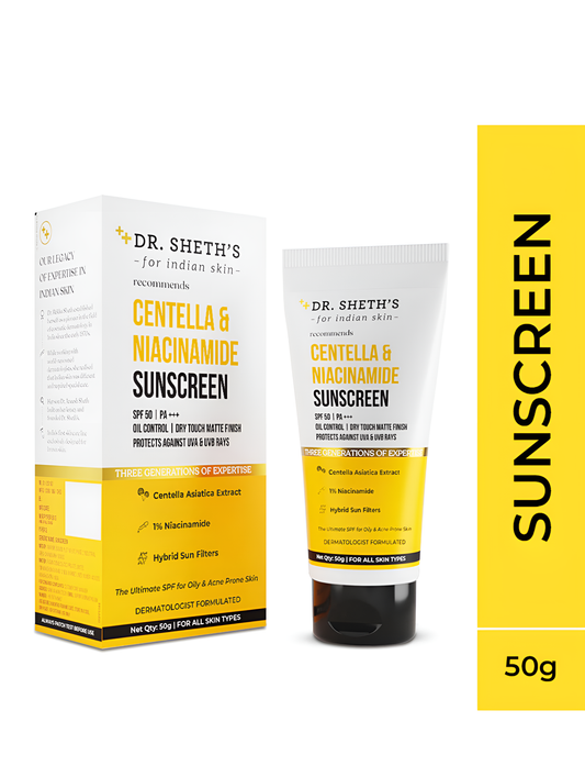 Dr. Sheth's centella & niacinamide sunscreen
